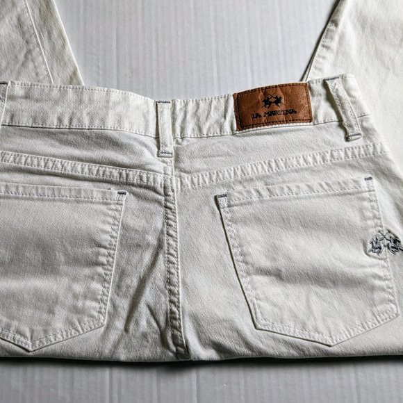 LA MARTINA Women's Straight Leg Jeans Size 26 White NWOT - Picture 5 of 7